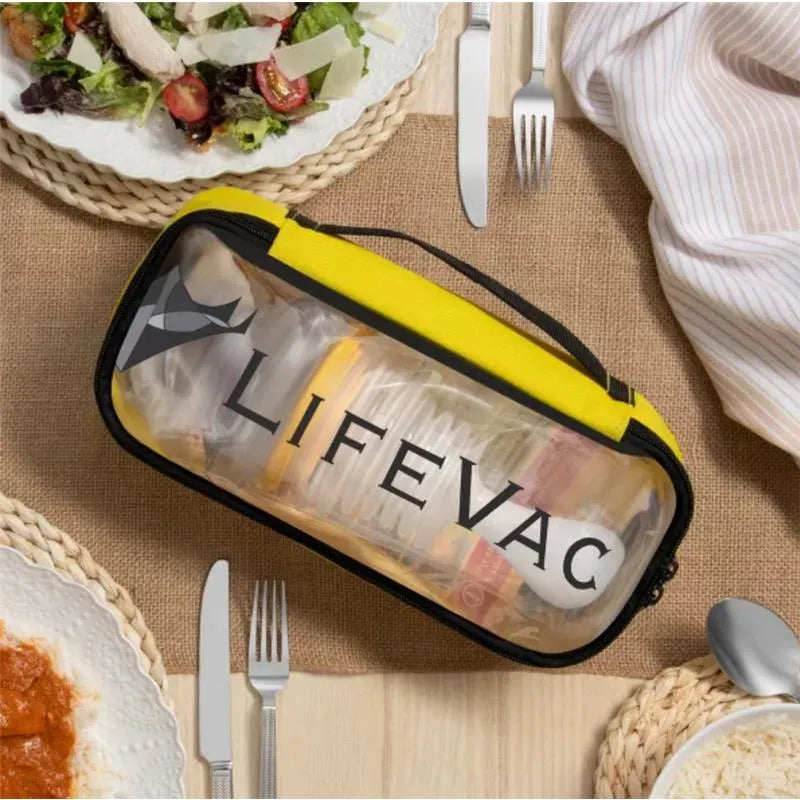 LifeVac Travel Kit - Portable Choking Rescue Device, Kid & Adult Masks, Bag Image 4