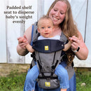 Lille Baby - Seatme All Seasons Baby Carrier Heathered Grey Image 3