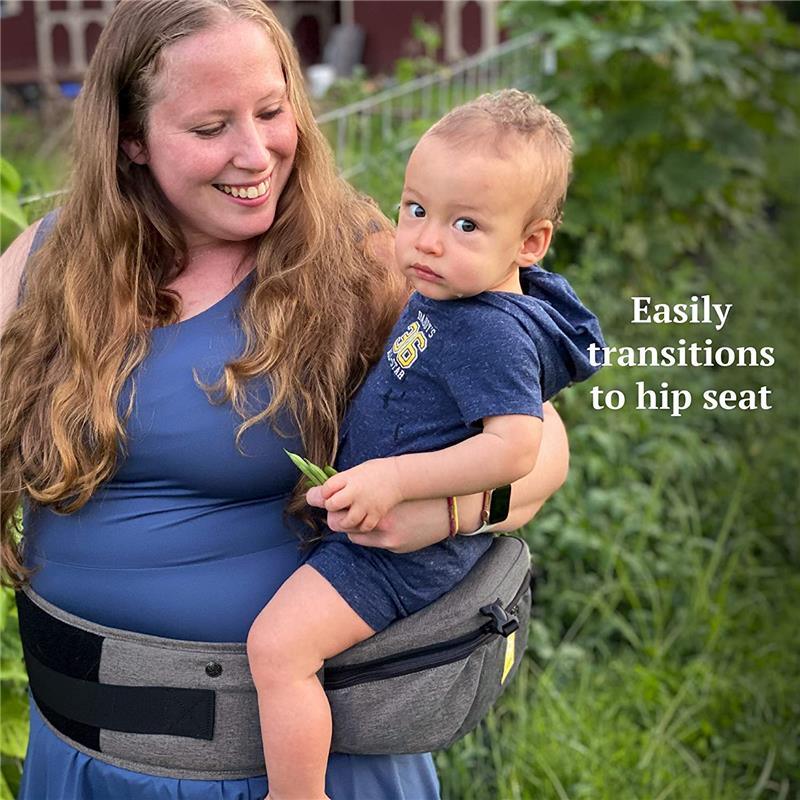 Lille Baby - Seatme All Seasons Baby Carrier Heathered Grey Image 4