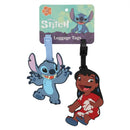 Lilo & Stitch Molded Rubber Youth 2pc Set Luggage Tag Image 2