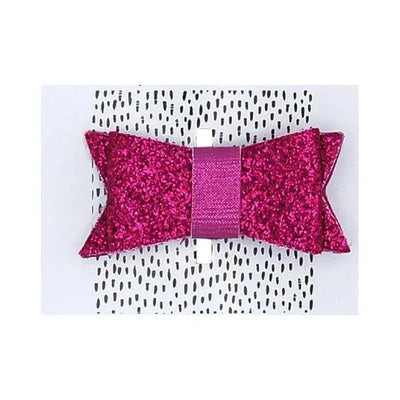Lily & Momo Glitter Bow - Pink Image 1