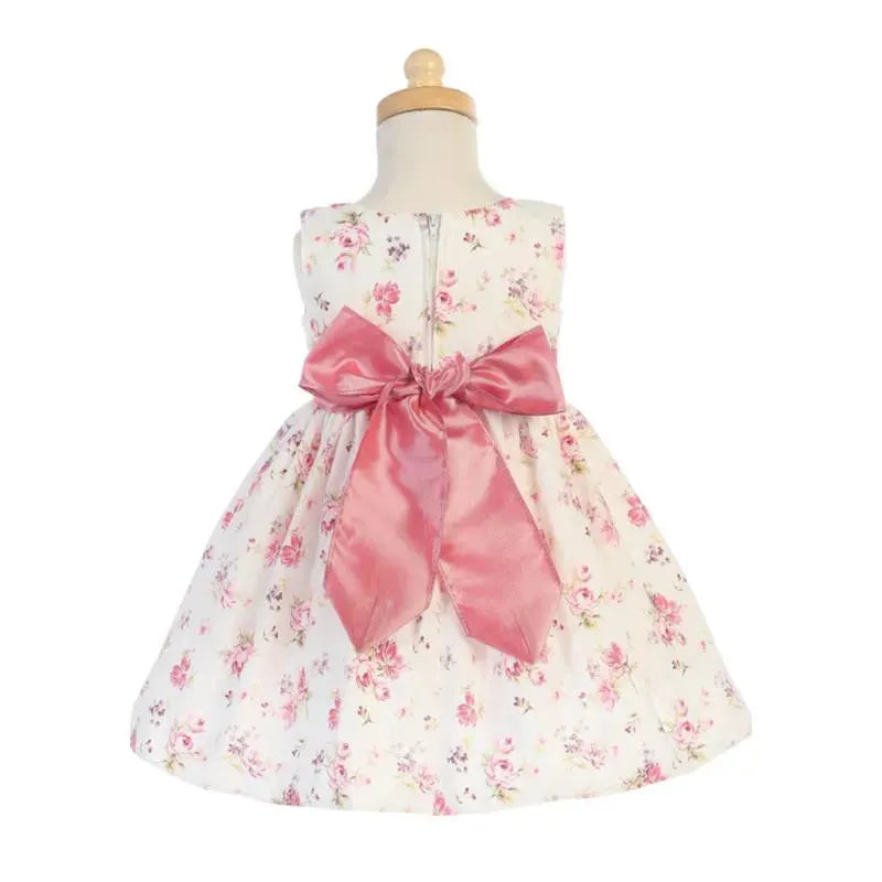 Lito - Baby Girl Cotton Floral Print Dress Image 2