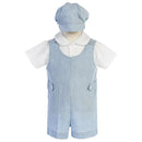 Lito - Cotton Linen Overall Set, Blue Image 1