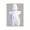 Lito - Poly Bengaline Romper Set With Detachable Gown, White  Image 2