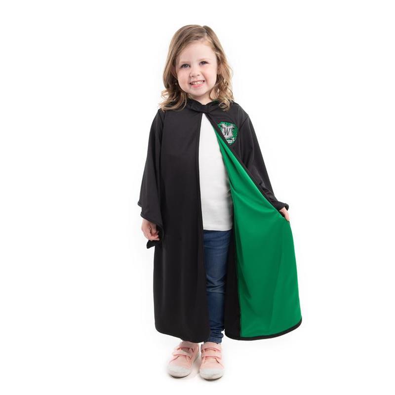  Little Adventures - Green Hooded Wizard Robe S/M Image 1