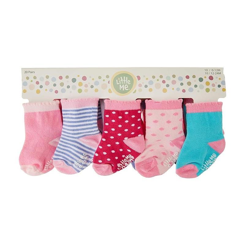 Little Me - 20Pk Baby Socks Fairytale, 12/24M Image 2