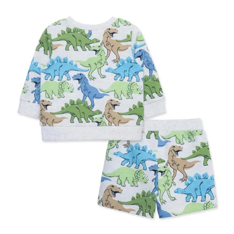 Little Me - 2Pk Baby Boy Dino Active Set Image 2