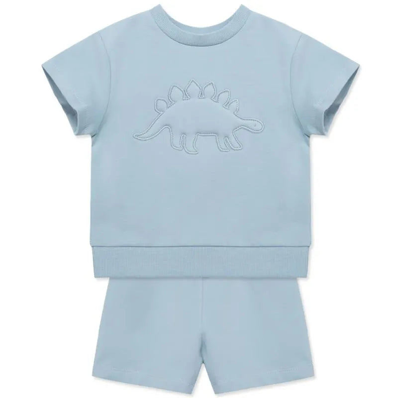 Little Me - 2Pk Baby Boy Dino Short Set Image 3