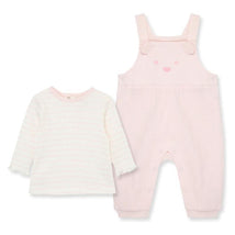 Little Me - 2Pk Baby Girl Charms Overall Set Pink Image 1