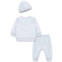 Little Me - 3Pk Baby Joy Quilt Pant Set Grey Image 2