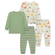 Little Me - 4Pk Baby Boy Dino Pijama Green Image 2