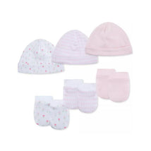 Little Me - 6Pk Girls Tulips Hat and Mitten Set Image 2