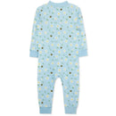 Little Me - Baby Boy Daisy Zip Front Pajama Image 2