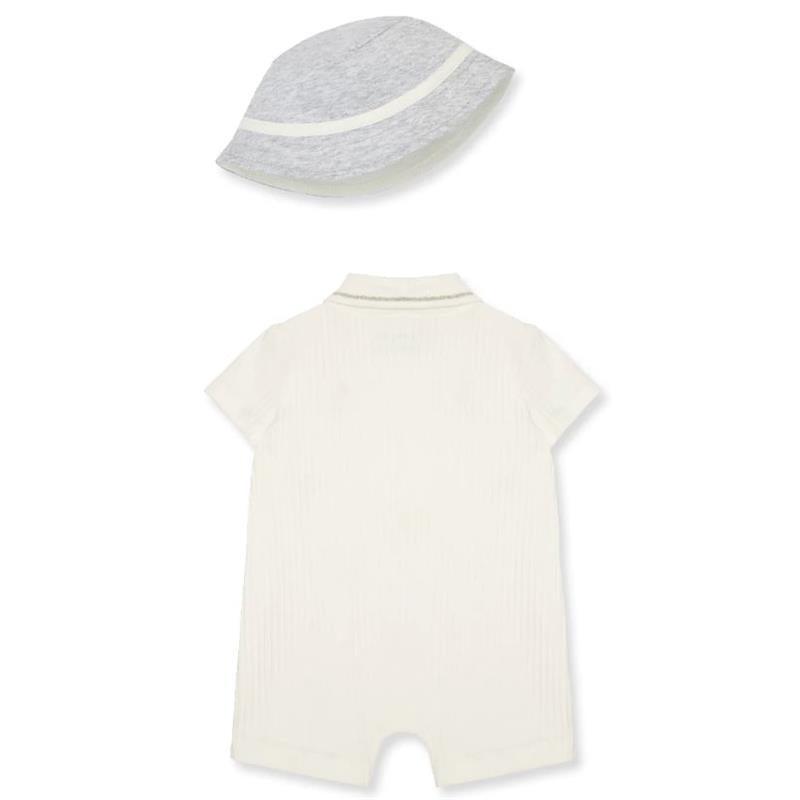 Little Me - Baby Boy Safari Knit Romper & Bucket Hat Image 2