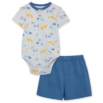 Little Me - Baby Boy Safari Soft Cotton Knit Short Set Image 1