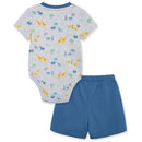 Little Me - Baby Boy Safari Soft Cotton Knit Short Set Image 2