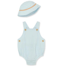 Little Me - Baby Boy Sunsuit & Hat Image 1