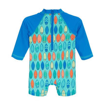 Little Me - Baby Boy Surf Long Sleeve Rashguard Suit Image 2