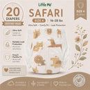 Little Me Baby Diapers | Vintage | Size 1 | Soft, Absorbent & Gentle on Skin Image 2
