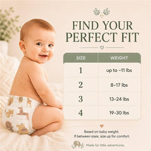Little Me Baby Diapers | Safari | Size 2 | Soft, Absorbent & Gentle on Skin Image 2