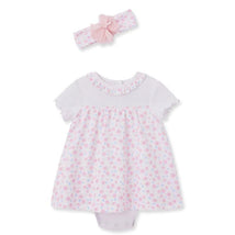 Little Me - Baby Girl Butterfly Dreams Floral Popover & Headband Image 1