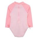 Little Me - Baby Girl Fish 1-Piece Rashguard Swimsuit Image 2