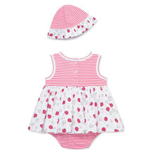 Little Me - Baby Girl Ladybugs Popover, Pink Image 2