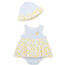 Little Me - Baby Girl Lemons Popover & Hat Image 1