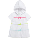 Little Me - Baby Girl Multicolor Swim Coverup, White Image 3