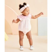 Little Me - Baby Girl Smocked Bubble, Pink Image 1
