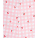 Little Me - Baby Girl Strawberry Knit Shortall Set Pink Image 3