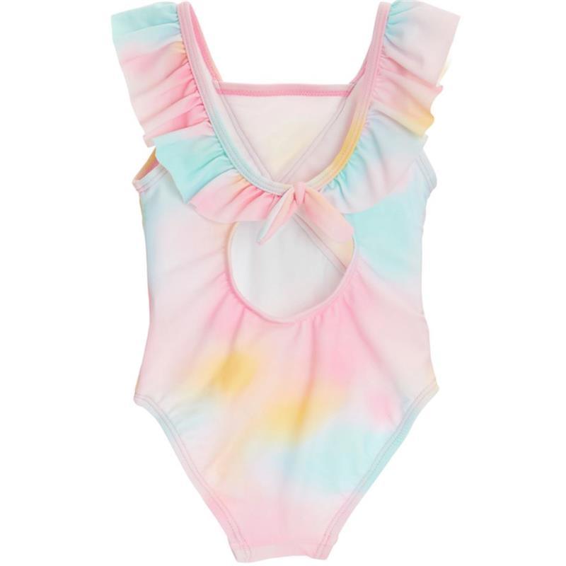 Little Me - Baby Girl Tie Dye Swimsuit Pink  Image 2
