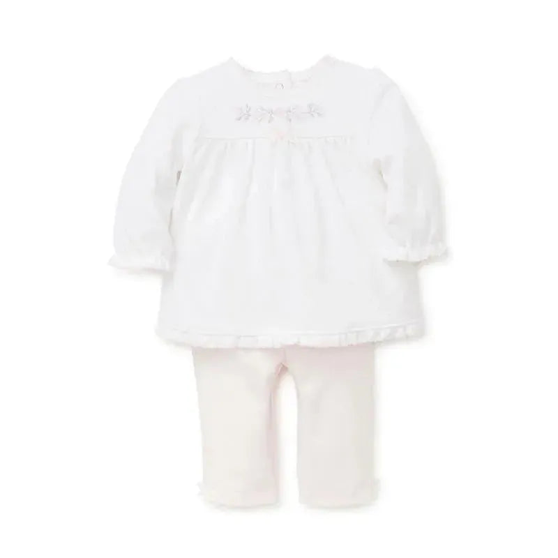 Little Me Baby Girls Dainty Roses Tunic and Legging Set Image 2