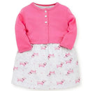 Little Me - Dachshund Dress Set, Heather Gray.