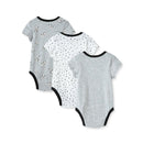 Little Me - Dalmatian 3Pk Bodysuits, Gray  Image 3