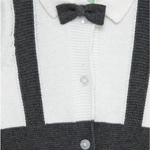 Little Me - Dressy Coverall, Grey Image 2