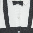 Little Me - Dressy Coverall, Grey Image 2