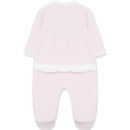 Little Me - Flowers Footie, Pink Image 3