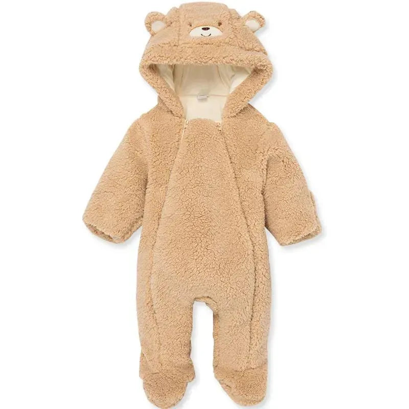 Little Me - Fuzzy Bear Pram, Tan  Image 4