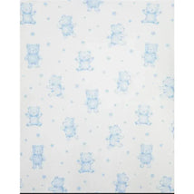 Little Me - Happy Bear Footie-Hat, Blue Image 2