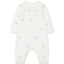 Little Me - Pastel Dots Coverall, Ivory Image 4