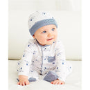 Little Me Puppy Toile Footie with Hat Image 3