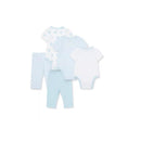 Little Me Safari 5Pc Bodysuit w/ Pants Set - Blue  Image 2