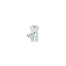 Little Me- Safari Boy Coverall Set, Green.