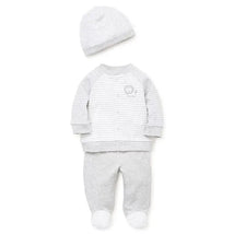 Little Me Safari Dreams Take-Me-Home Cardigan Set - Grey Image 2