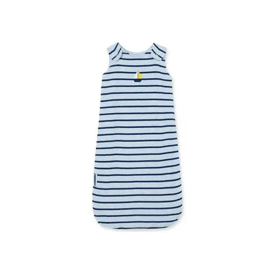 Little Me Sailboat Sleep Bag - Blue Image 1