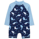Little Me - Shark Long Sleeve Rashguard Suit Image 1