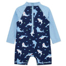 Little Me - Shark Long Sleeve Rashguard Suit Image 2
