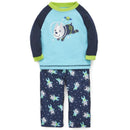 Little Me Space Dog 2-Piece Pajama Set Navy Image 2