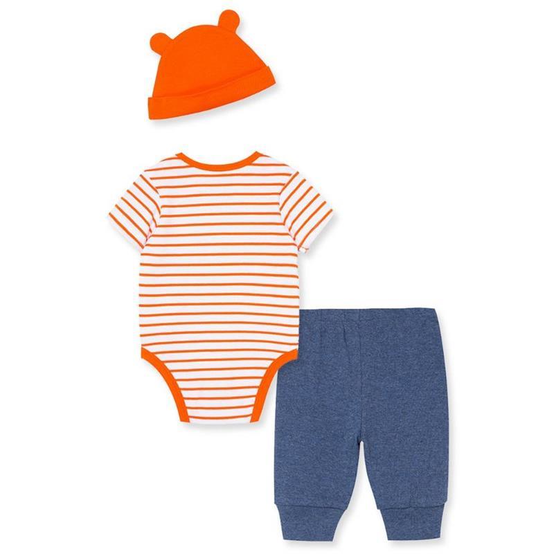 Little Me Tiger Bodysuit Set - Orange/Blue Image 2